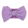 Baby Girl Big Bow Headband – Elastic Nylon Turban Headwrap (Newborn–3Y)