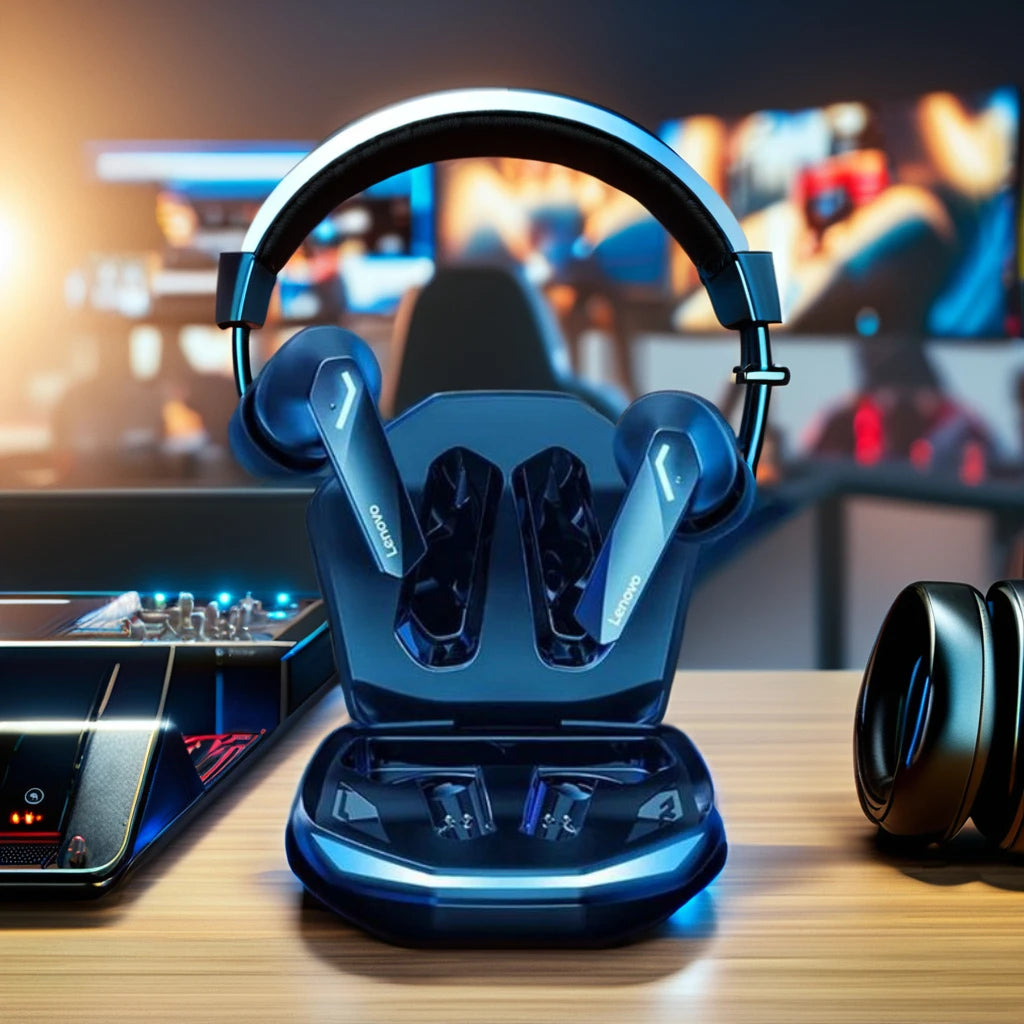 Lenovo GM2- True Wireless Surround Sound Headphones