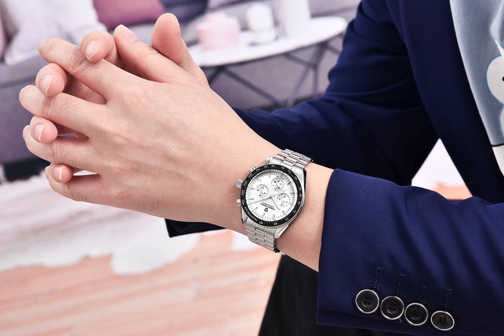 PAGANI DESIGN Moon Mens Watches Quartz Automatic Watch Men Luxury Sports VK63 Chronograph Waterproof Sapphire Reloj Hombre 2025