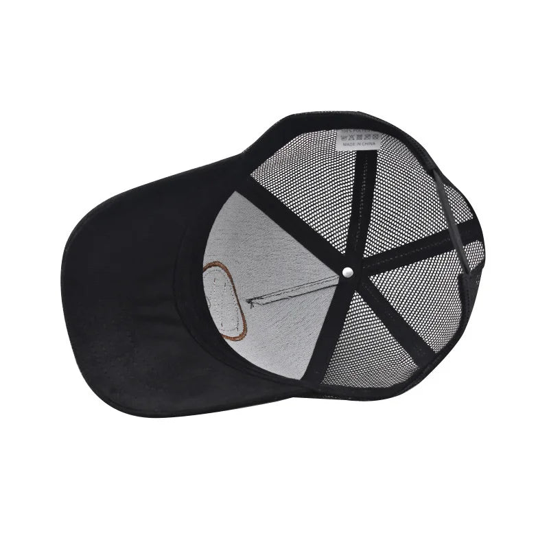 Summer Mesh Baseball Cap Women Men ENJOY LIFE Letter Patch Snapback Hat Casual Breathable Unisex Street Hip Hop Trucker Caps