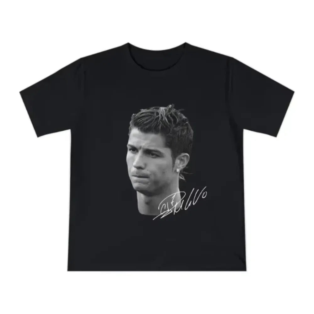 Cristiano Ronaldo T Shirt with Signature Trendy Graphic Tee Men's Clothing and Women's Clothing 2026 New Summer T Shirt