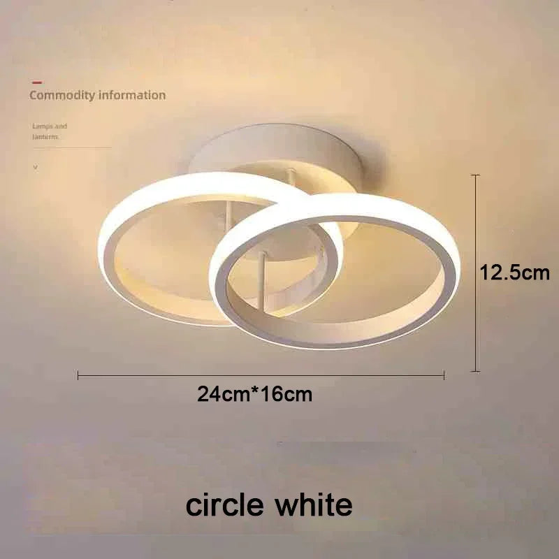LED Strip Aisle Ceiling Lights Modern Minimalist Living Room Lamps For Balcony Entrance Staircase Home Decor Multiple shapes