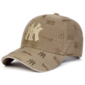 Unisex MY Letter Embroidery Baseball Caps Spring and Autumn Outdoor Adjustable Casual Hats Sunscreen Hat Sports Cap