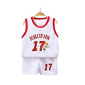 Kids' Summer Sports Set – Sleeveless Tank Top & Quick-Dry Shorts, Basketball Style