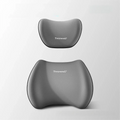 Car Universal Headrest Lumbar Support Memory Foam Cervical Neck Pillow Ergonomic Backrest Waist Cushion Auto Seat Protector Set