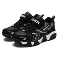 Kids' Leather Running Sneakers – Lightweight Outdoor Sports Shoes for Boys (EU 28–39)