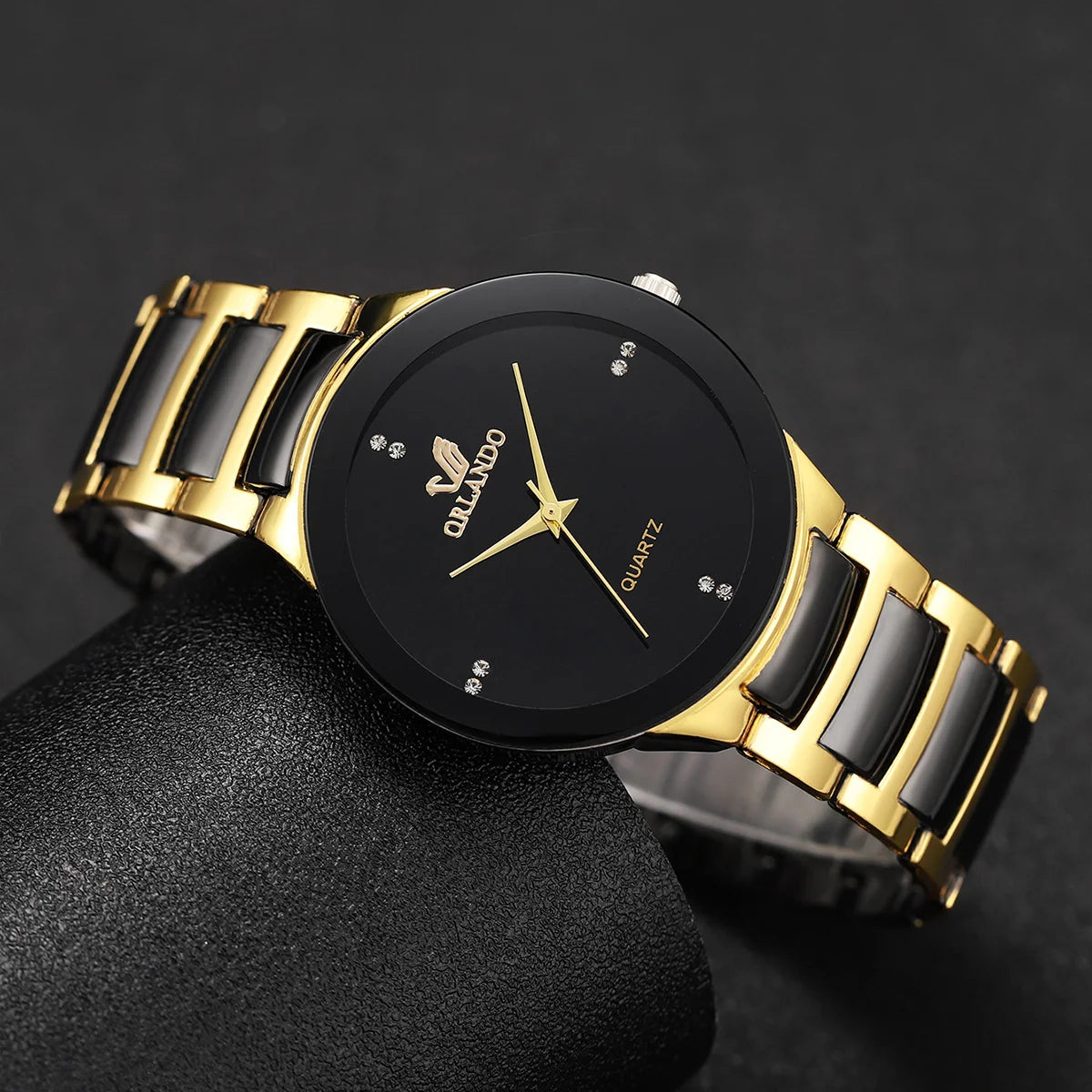 Men Business Watches Fashion Black Steel Band Male Analog Quartz Watch Relogio Masculino Reloj Hombre