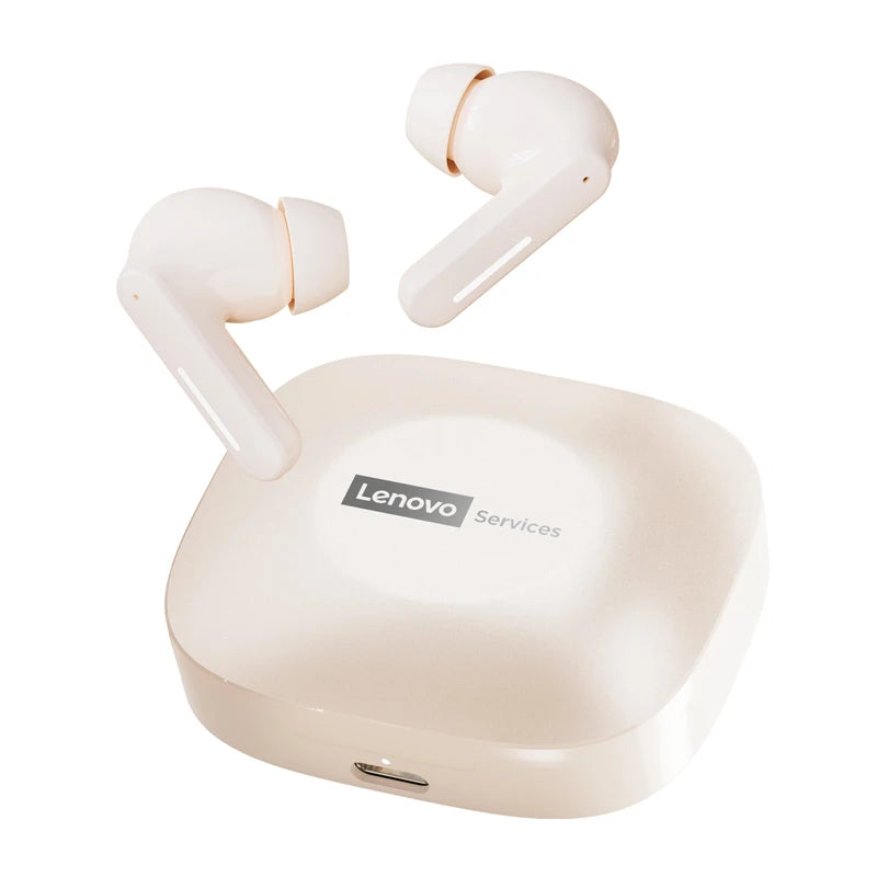 New Lenovo LE209 Wireless Bluetooth Earphone ANC Noise Reduction HiFi Music Bluetooth Headphone 30H Battery Life Gaming Headset