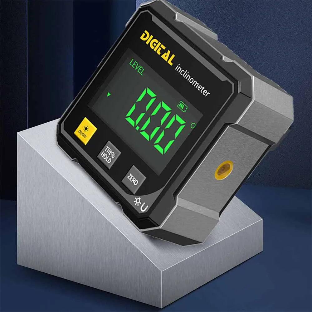 Iron-North Precision Digital Magnetic Angle Gauge & Level