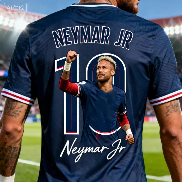 2026 Top selling Neymar No. 10 jersey: Legendary imprint of Paris Saint Germain Neymar wearing the No. 10 jersey in his iconic m