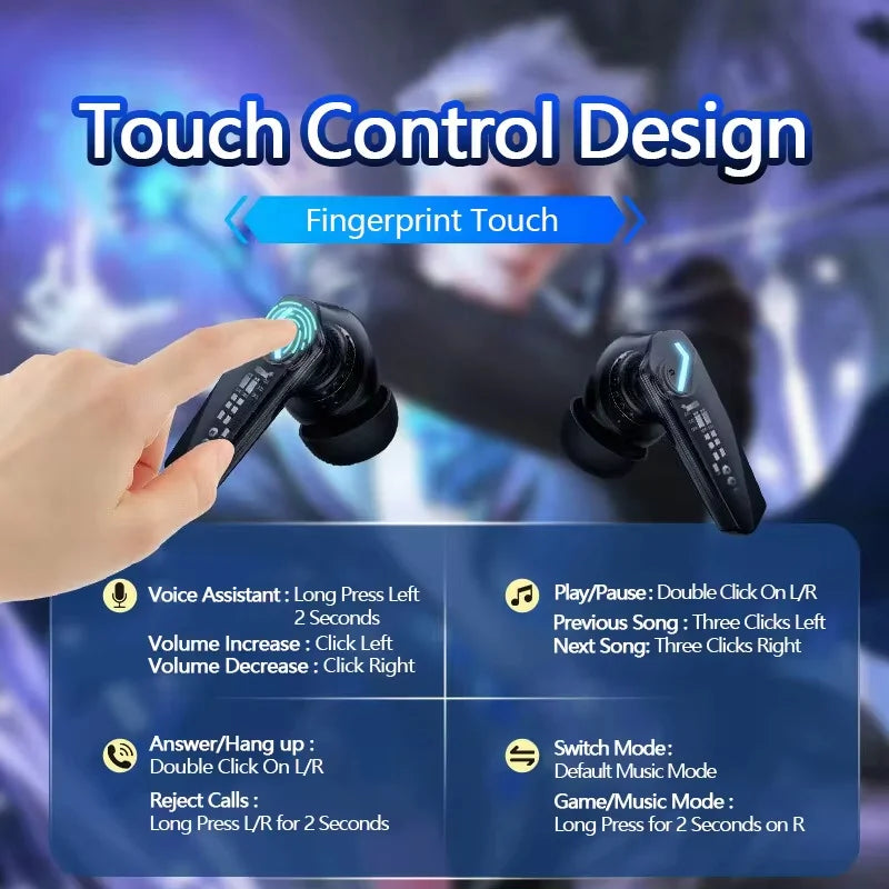 Lenovo GM2 Pro - Low Latency Gaming Earbuds with Surround Sound