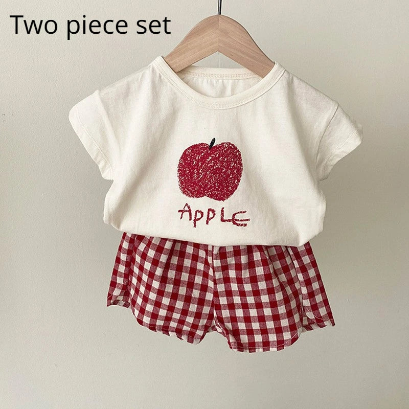 Baby & Toddler Cartoon Pajamas Set – Sleeveless Cotton Nightwear, Unisex (Summer)