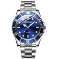 Fashion Men Business Watches Stainless Steel Band Men Calendar Quartz Watch Casual Clock Sports Wristwatch Reloj Hombre