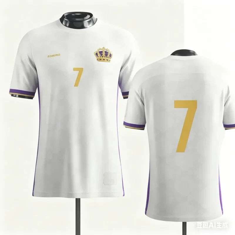 Family Matching 2026 New Cristiano Ronaldo Commemorative Football Jersey T-Shirt Adults Men's Kids Breathable Special Kit