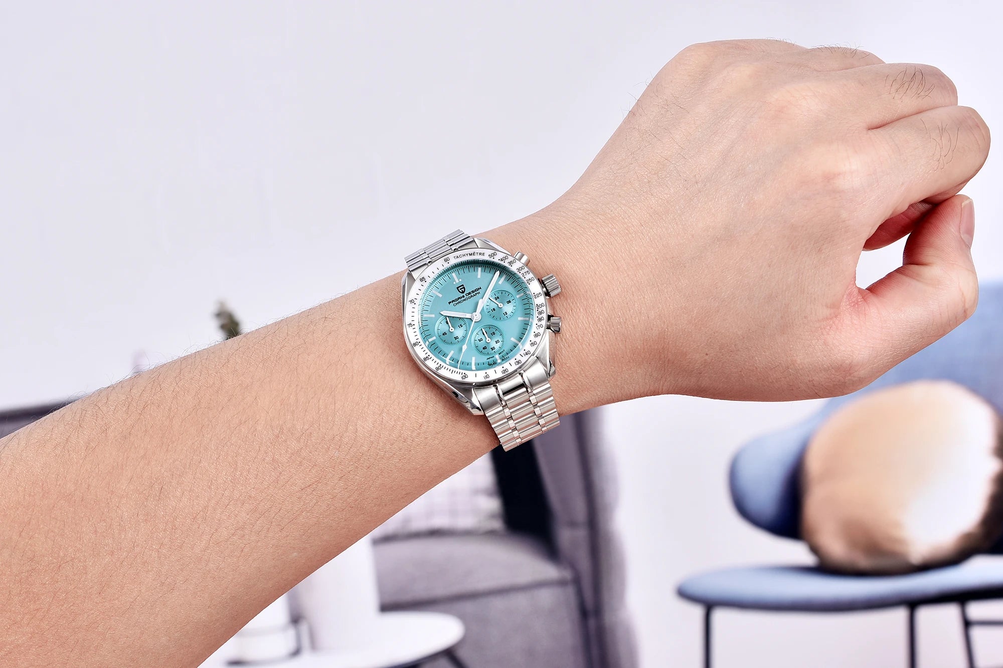 PAGANI DESIGN Moon Mens Watches Quartz Automatic Watch Men Luxury Sports VK63 Chronograph Waterproof Sapphire Reloj Hombre 2025