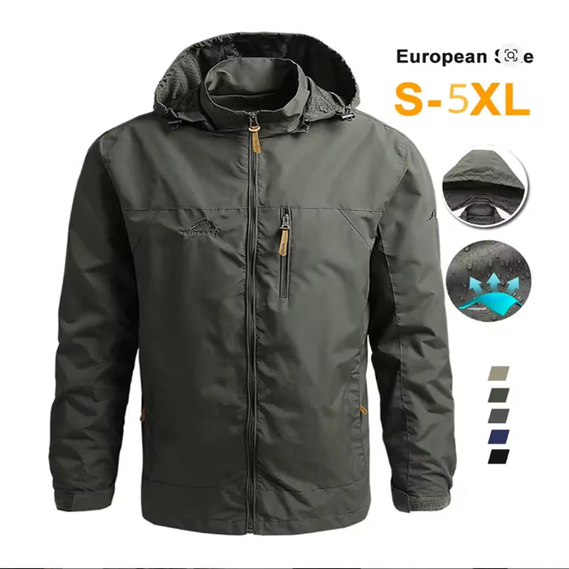 Stormtrooper Windproof Hoodie – Autumn/Winter Outdoor Sport, Sizes M–5XL