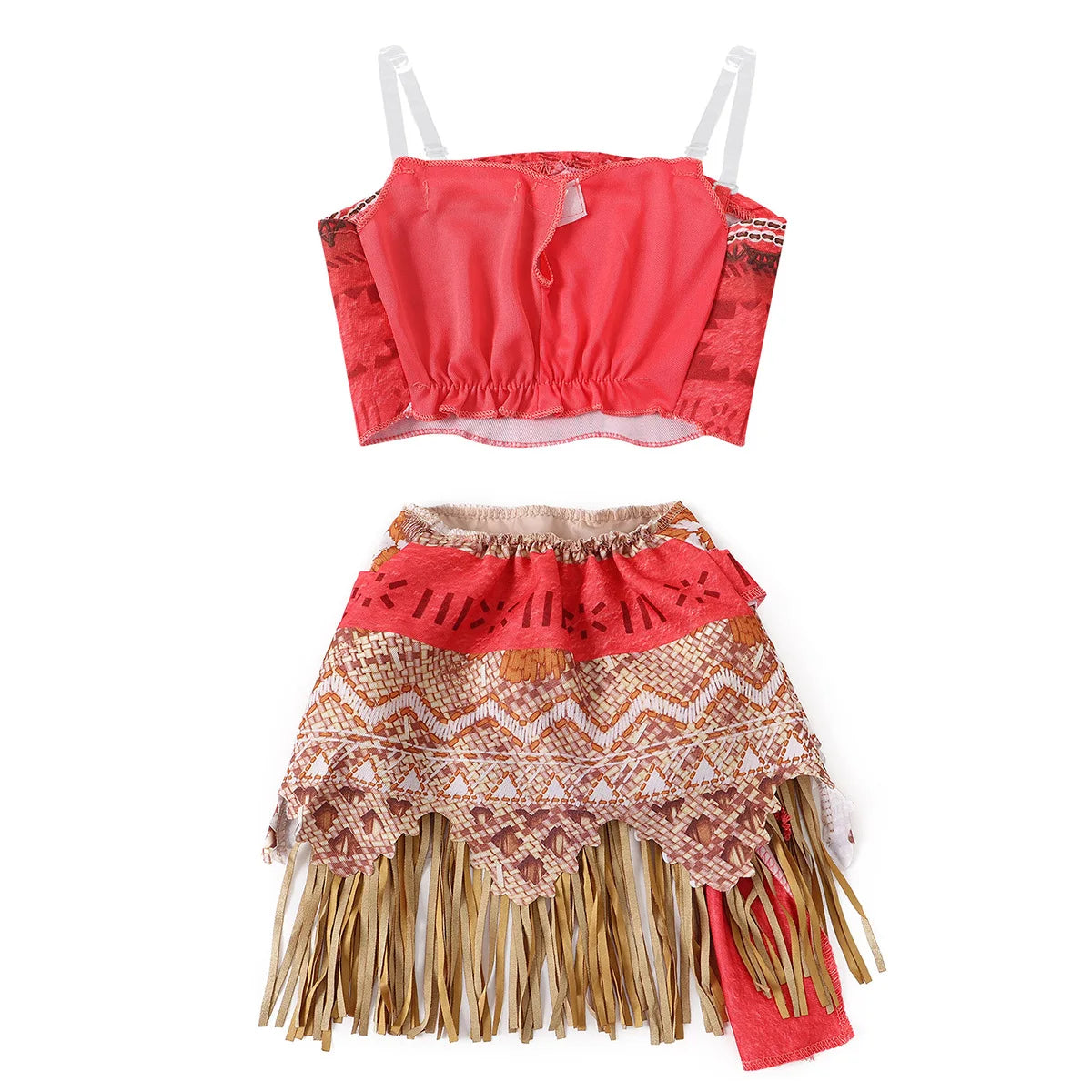 Girls' Moana Polynesian Princess Costume – 2-Piece Dress Up Set
