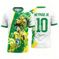 2026 Neymar Fan Commemorative Football Jersey Training Kit Summer Sports Men's T-Shirt Kid's Clothing Tee Woman cycling jersey