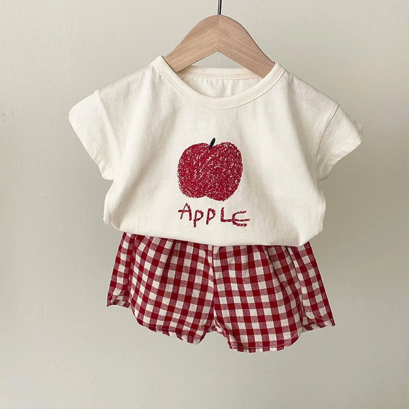 Baby & Toddler Cartoon Pajamas Set – Sleeveless Cotton Nightwear, Unisex (Summer)