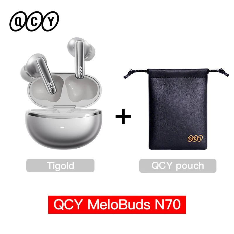 QCY N70 Pro - Adaptive ANC Wireless Earbuds with Hi-Res Audio