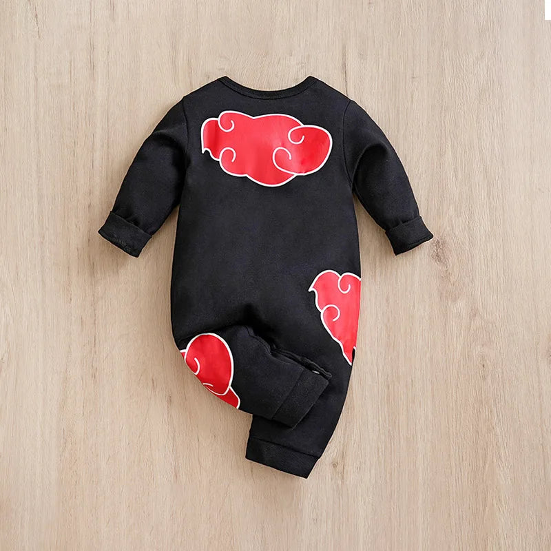 Newborn Baby Romper – Soft Cotton Cartoon Long Sleeve Onesie (0–18M)