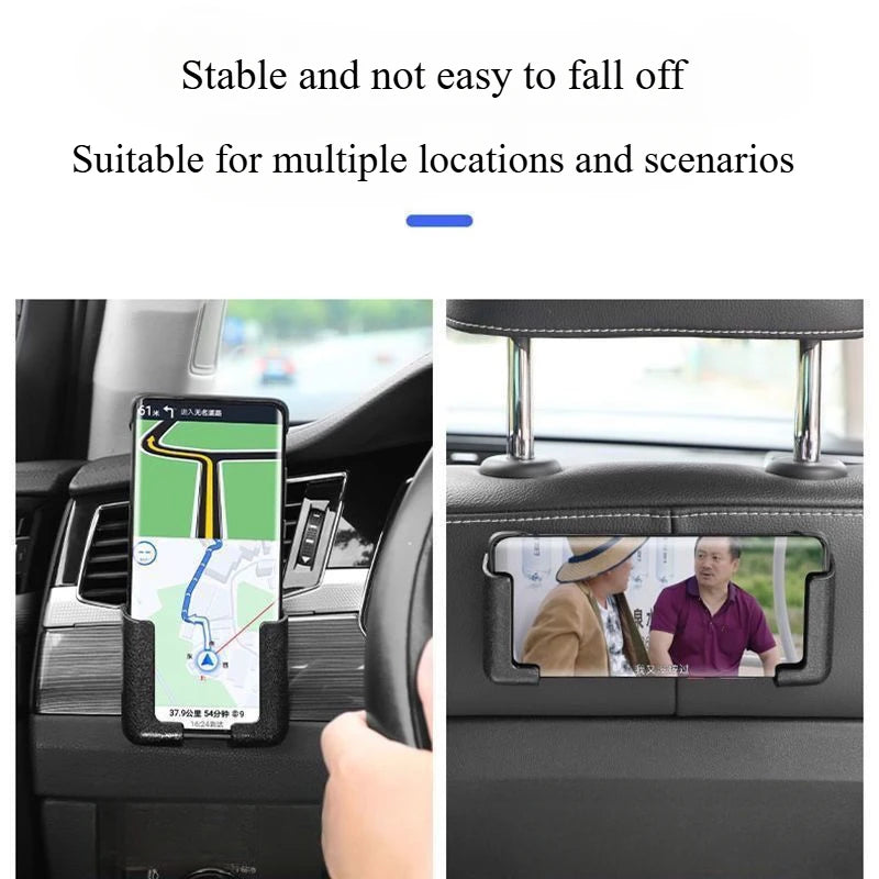 Universal new car phone holder, adhesive navigation for cars, rear phone holder, passenger support bracket