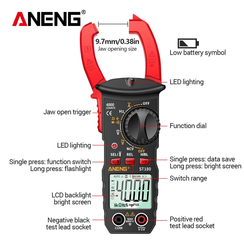 Iron-North Pro High-Precision Clamp Multimeter