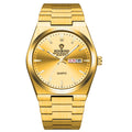 BINBOND Fashion B102 Men Business Watch Leisure Quartz Stainless Steel Buckle Watches Waterproof Luminous Calendar Men's Watches
