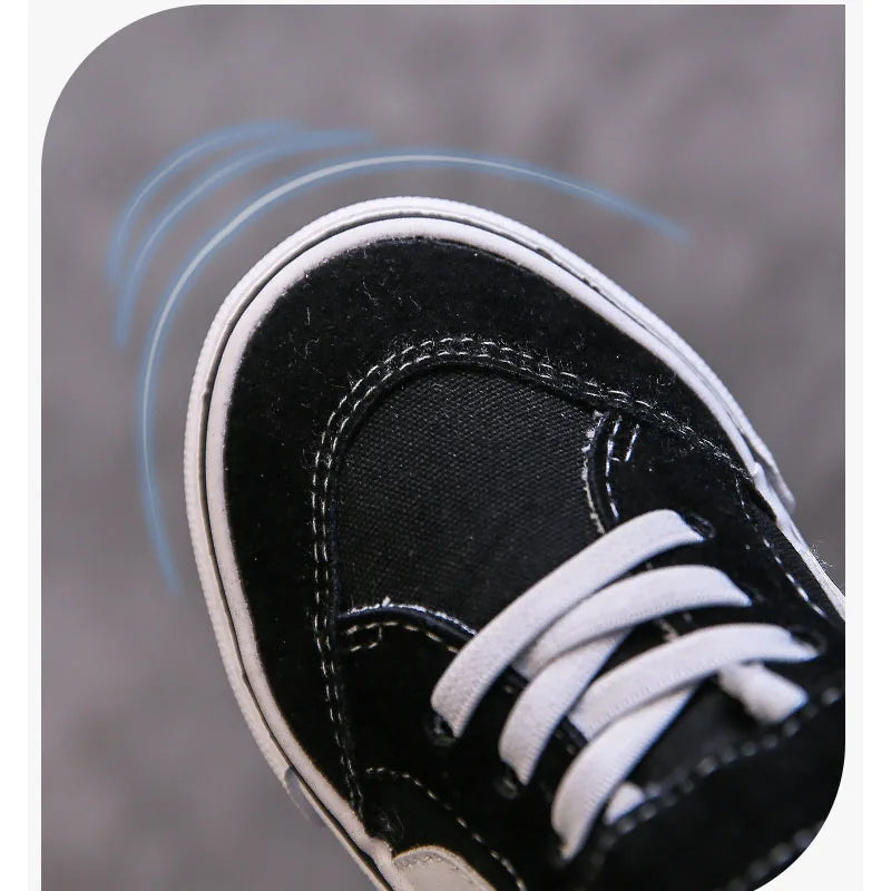 Children's Canvas Sneakers – Low-Top Board Shoes, Parent-Child Style (Unisex)