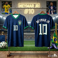 Brazil Neymar Jr #10 Soccer Jersey MenWomen National Team Football Shirt New Short Sleeve Fans Casual Streetwear Sportswear Tops