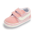 Baby Canvas Sneakers – Classic Stripe Anti-Slip First Walkers, Unisex (0–18M)