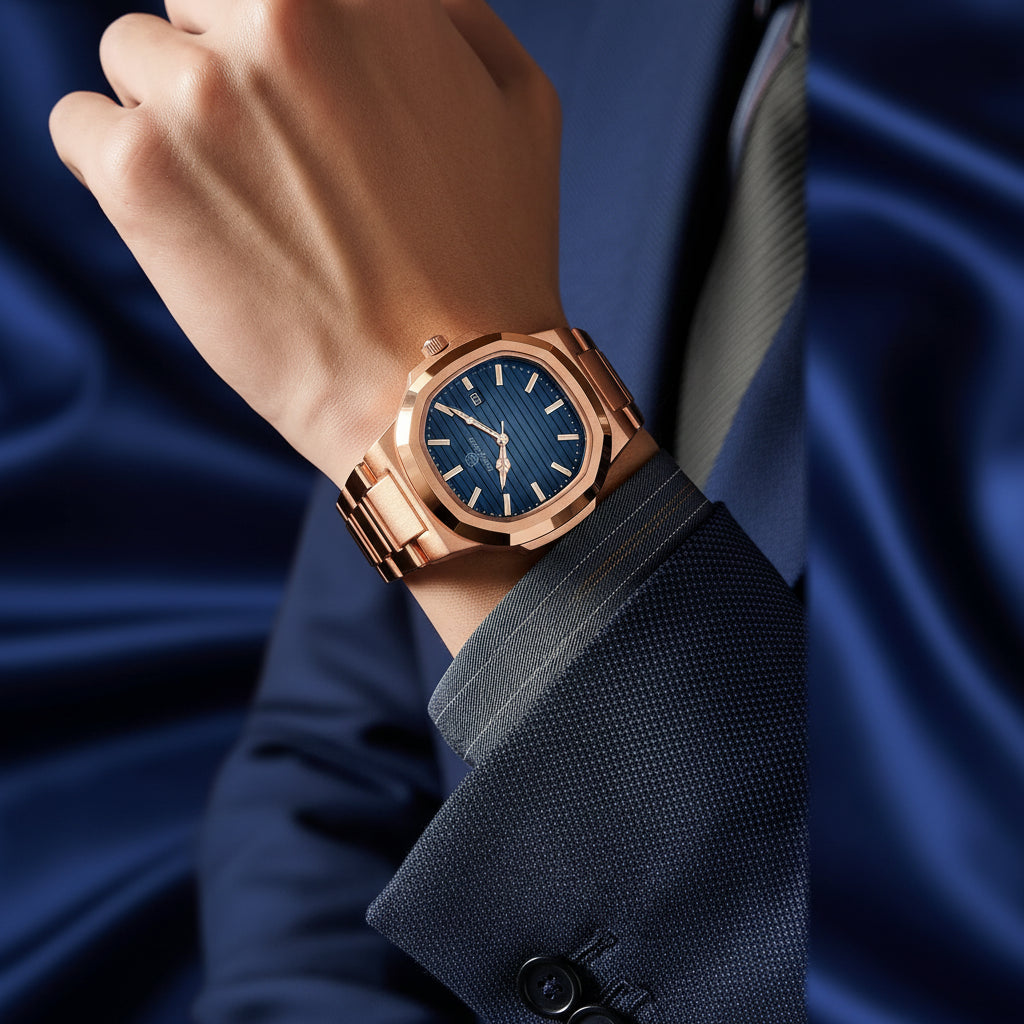 2026 New For Men Fashion Brand Male Watch Waterproof Luminous Stainless Steel Watches  Date Week Casual Quartz Men's Clock Reloj