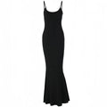 Satin Slip Sleeveless Backless Maxi Dress Women Y2K Summer Bodycon Elegant Sexy Outfits Ladies Birthday Party Club Sundress