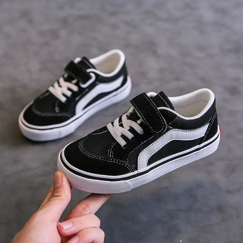 Children's Canvas Sneakers – Low-Top Board Shoes, Parent-Child Style (Unisex)