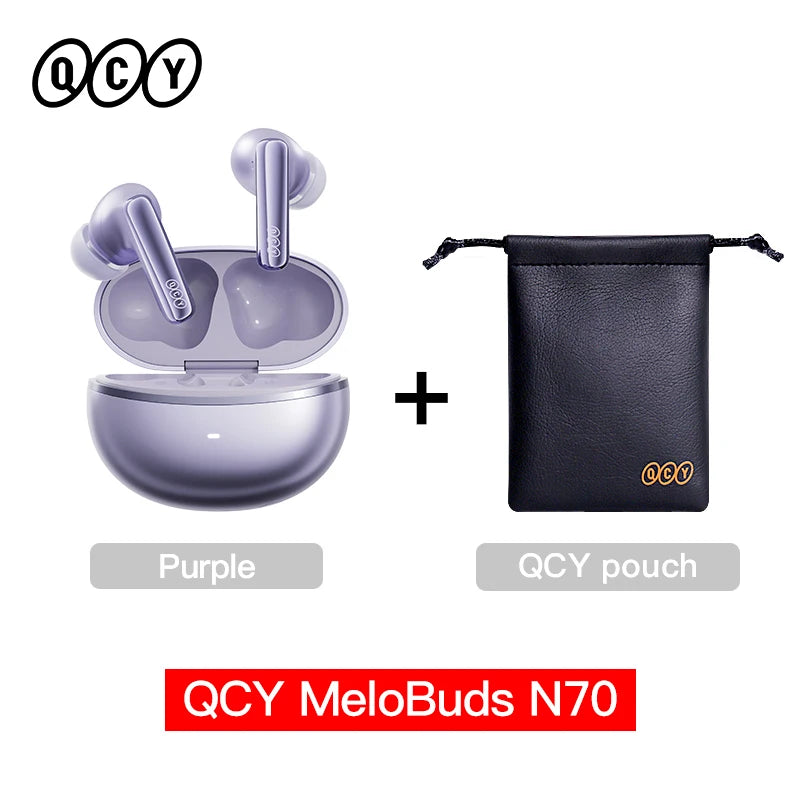 QCY N70 Pro - Adaptive ANC Wireless Earbuds with Hi-Res Audio