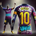 Latest Messi Printed Men's Fan Commemorative Long-sleeved T-shirt for Outdoor Sports Breathable Quick Drying Comfortable Kids