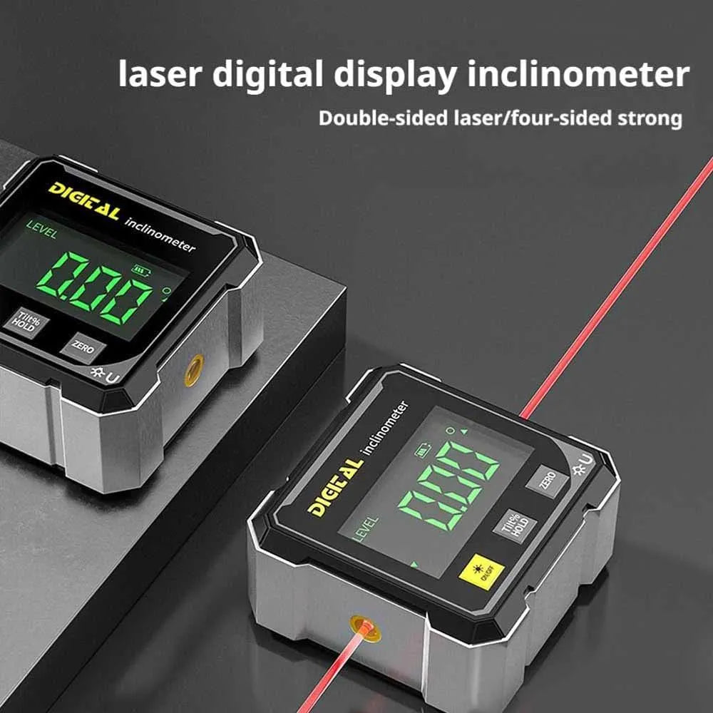 Iron-North Precision Digital Magnetic Angle Gauge & Level