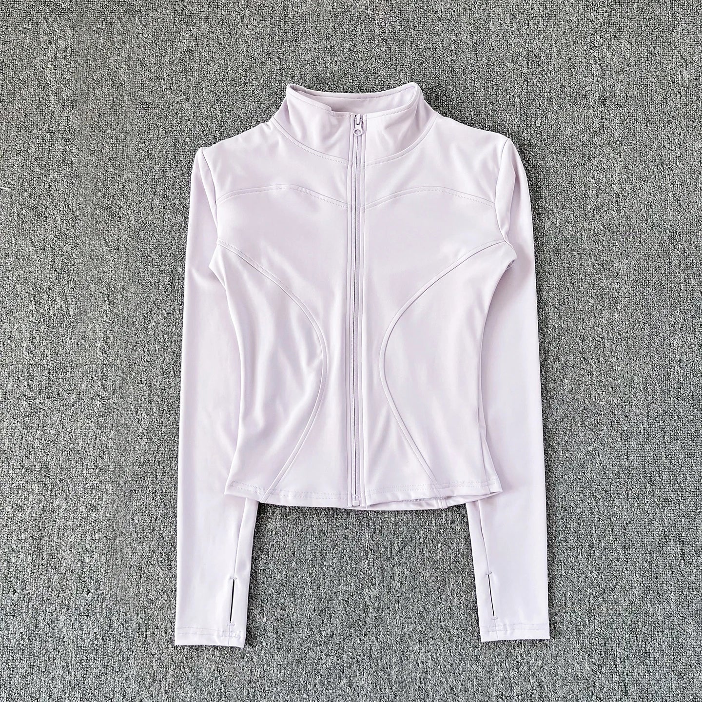 Women's Zip-Up Sport Jacket – Long Sleeve Yoga & Gym Coat