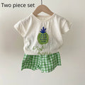 Baby & Toddler Cartoon Pajamas Set – Sleeveless Cotton Nightwear, Unisex (Summer)