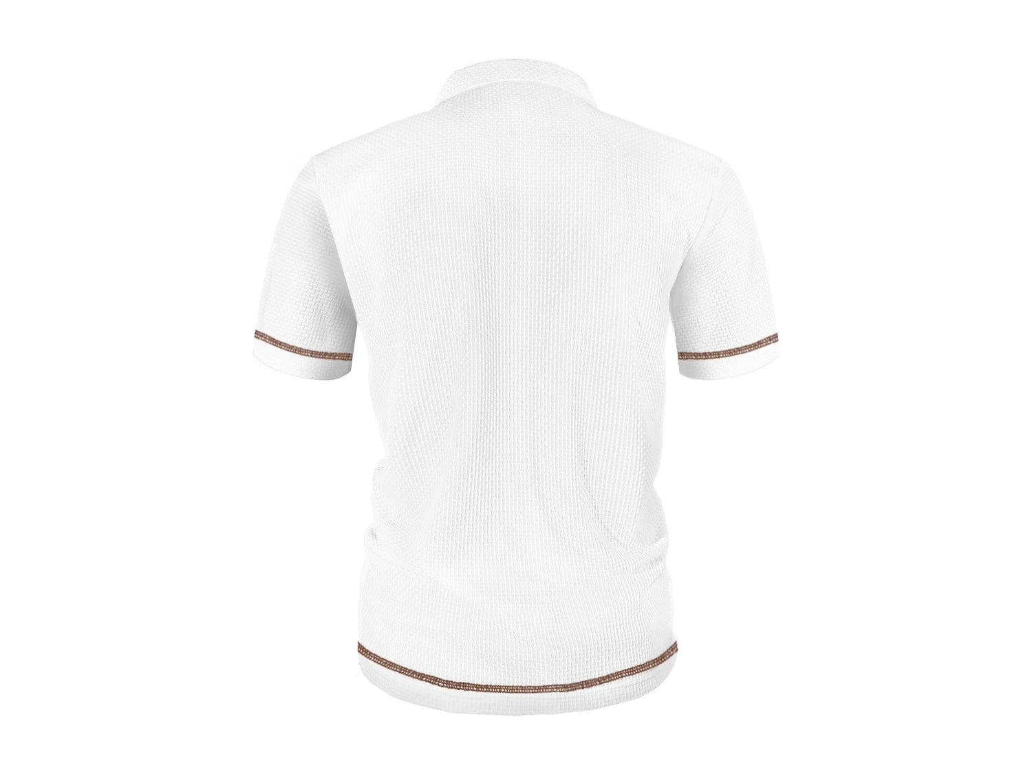 Summer ice silk lapel POLO men's short-sleeved T-shirt, men's top