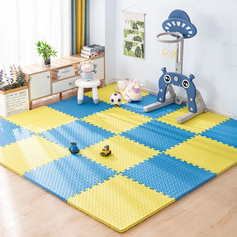 EVA Foam Puzzle Play Mat for Kids – Thick Interlocking Floor Tiles (8 or 16 pcs, 30cm)