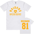 Llya Rozanov 81Bos Raiders Tee TV Heated Rivalry Printing T-shirt Short Sleeve Cotton Fashion Male Tshirts Unisex Streetwear Top